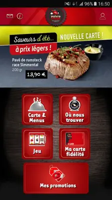 Poivre Rouge android App screenshot 1